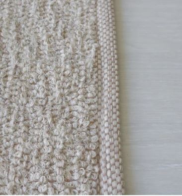 KÄSINKUDOTTU OLOHUONEEN MATTO - VAALEA BEIGE