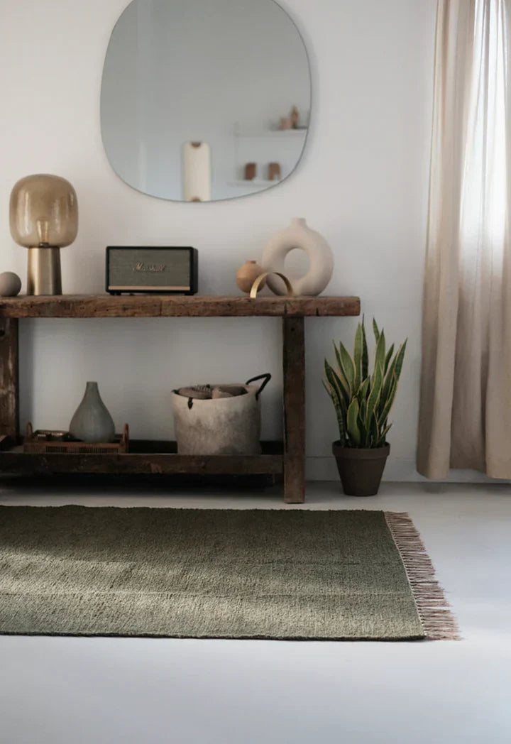 Vihreä matto tuo kotiin rauhaa ja luonnollista syvyyttä
