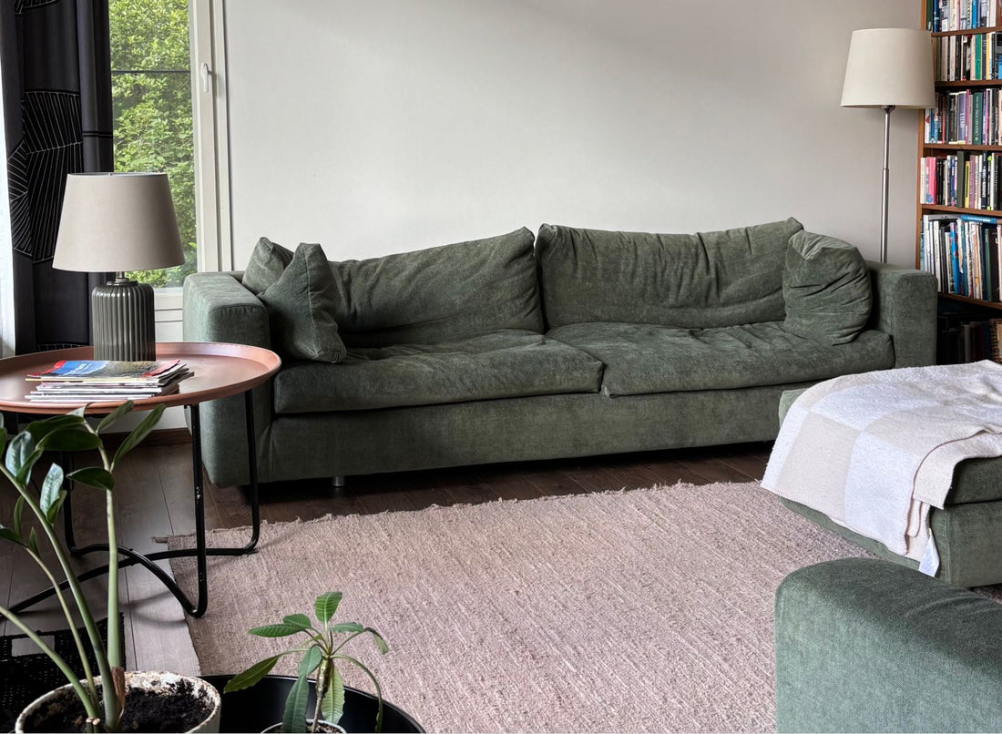 Puuvillamatto kotiin jossa eletään