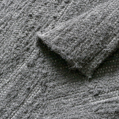 KÄSINKUDOTTU OLOHUONEEN MATTO - SINIHARMAA