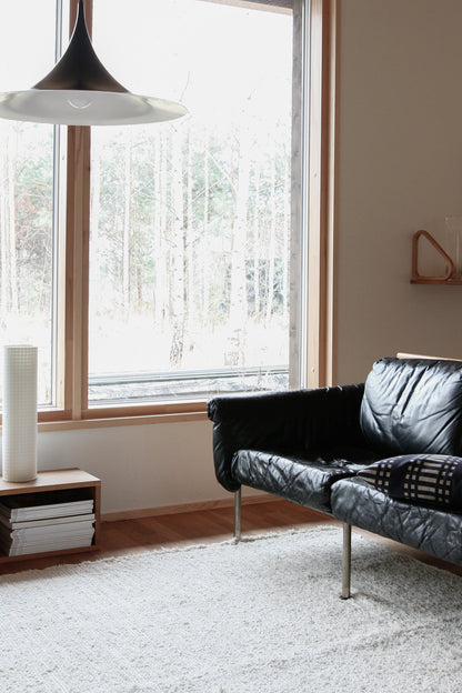 KÄSINKUDOTTU OLOHUONEEN MATTO - VALKOINEN