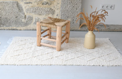 KYLPYHUONEEN MATTO - 70 x 140 -  LUONNONVALKEA