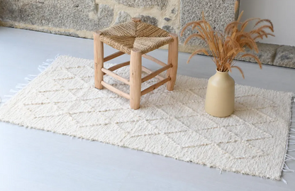 KYLPYHUONEEN MATTO - 70 x 140 -  LUONNONVALKEA