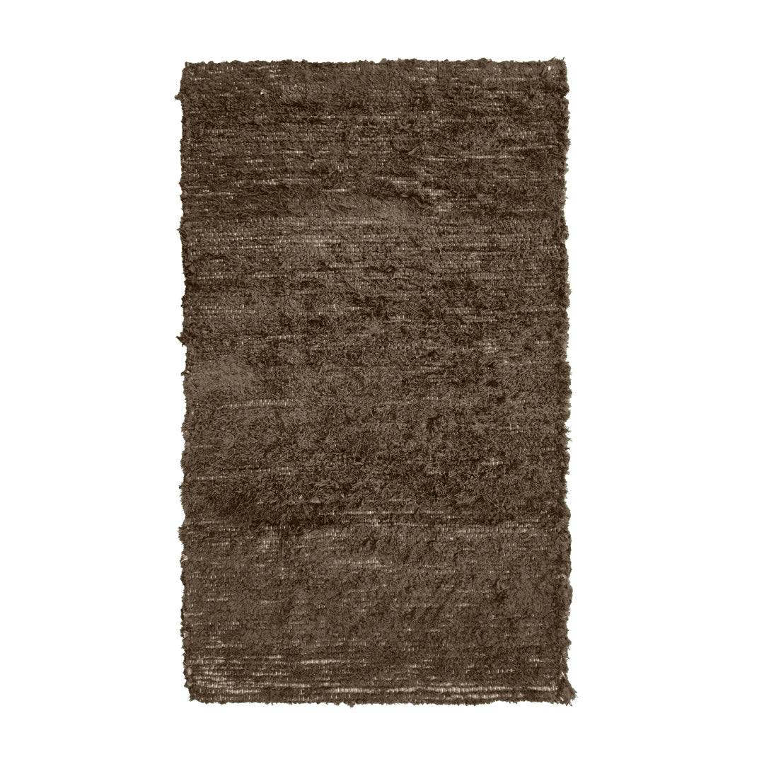 KÄSINKUDOTTU OLOHUONEEN MATTO  - SUKLAANRUSKEA