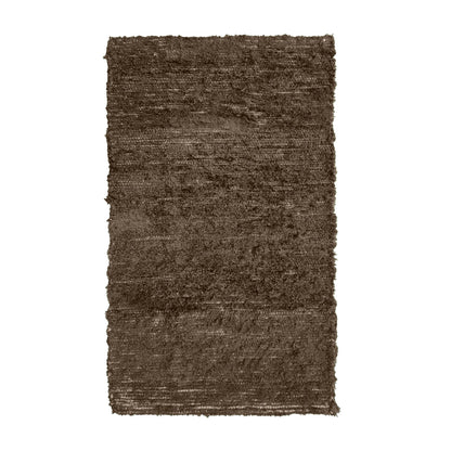 KÄSINKUDOTTU OLOHUONEEN MATTO  - SUKLAANRUSKEA