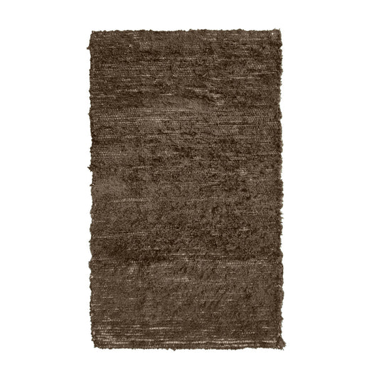 KÄSINKUDOTTU OLOHUONEEN MATTO  - SUKLAANRUSKEA