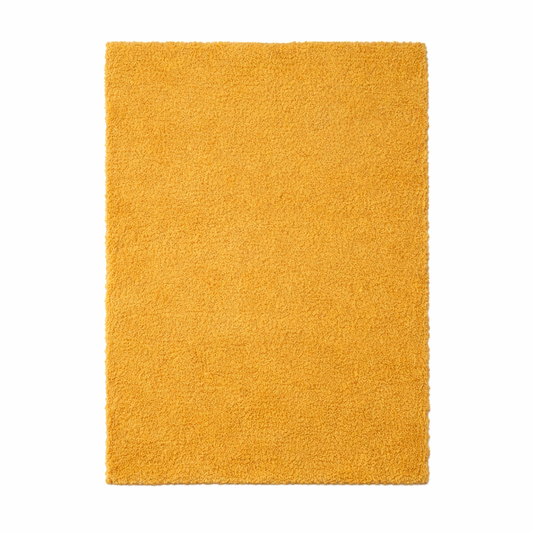 KÄSINKUDOTTU OLOHUONEEN MATTO -  SINAPINKELTAINEN